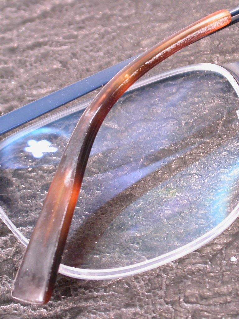 Warby Parker Wallis Navy Blue Metal Tortoise Eyeglasses Frames — image 8 of 8